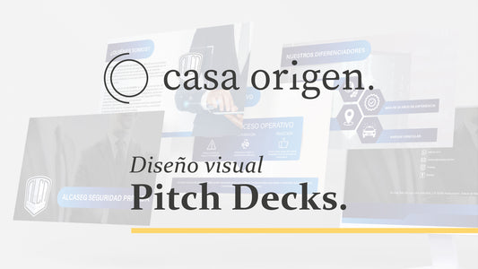 Diseño visual profesional del pitch deck